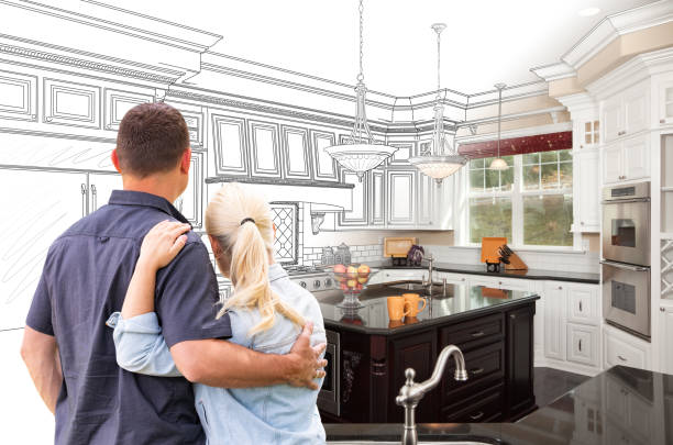 Professional Cabinet Installation technician working in Oreland, PA